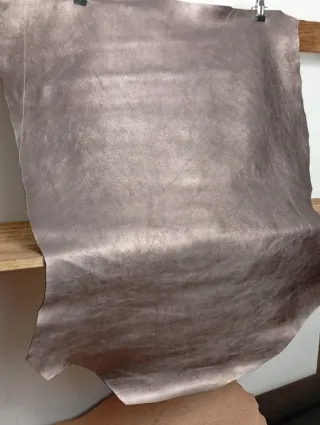 Piel de cabra metalizada