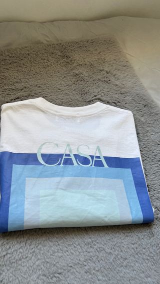 Camiseta Casablanca Blanca y Azul
