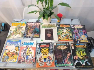 Lote Cómics  antiguos Capitán Marvel, Spiderman, V