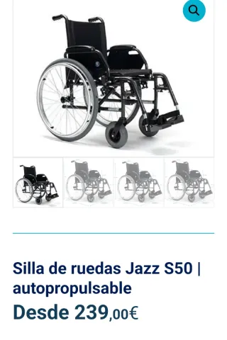 Silla de ruedas Vermeiren con reposapiés elevables