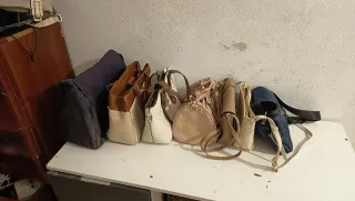 Lote 7 borse vari colori