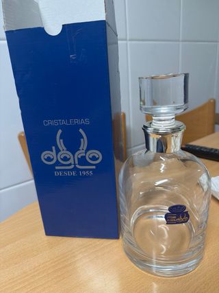 Licorera Daro Cristal y Plata
