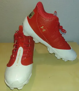 Tacos Beisbol/Softbol Under Armour Rojo/Blanco