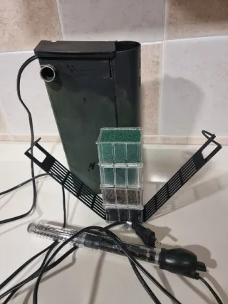 Acuario completo con accesorios 55 litros