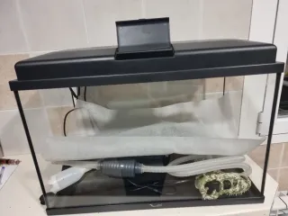 Acuario completo con accesorios 55 litros