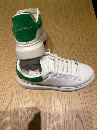 Alexander McQueen Bambas Verdes y Blancas