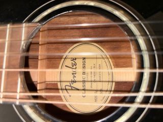 Fender CN-140SCE BLK Guitarra Clásica Electroacúst