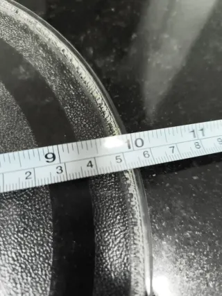 Plato de cristal para microondas