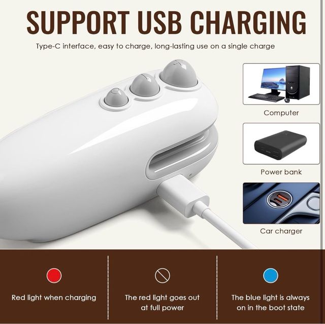 Sellador de bolsas portátil USB