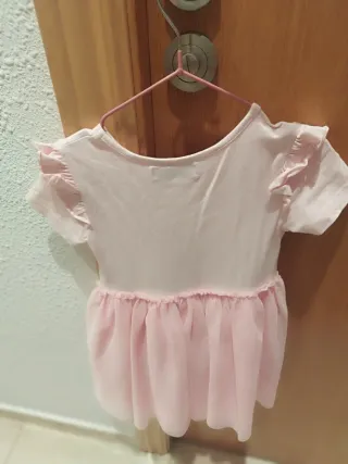Vestido Primark niña arcoíris tul