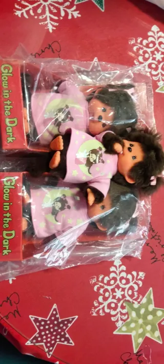 Monchhichi Pijama luminoso nueva en envoltorio