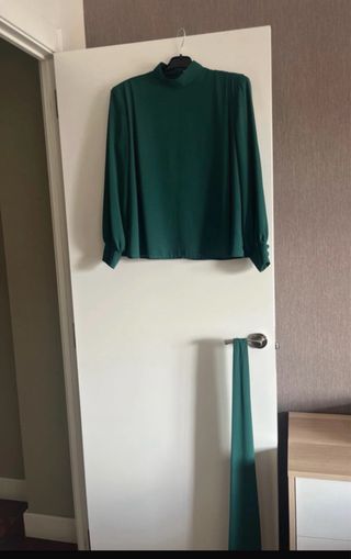 Blusa fluida Bimani lazo adaptable