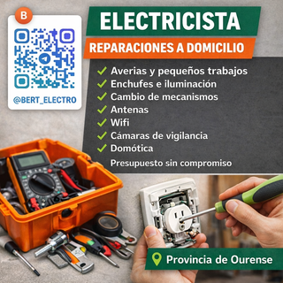 Electricista para reparaciones en viviendas