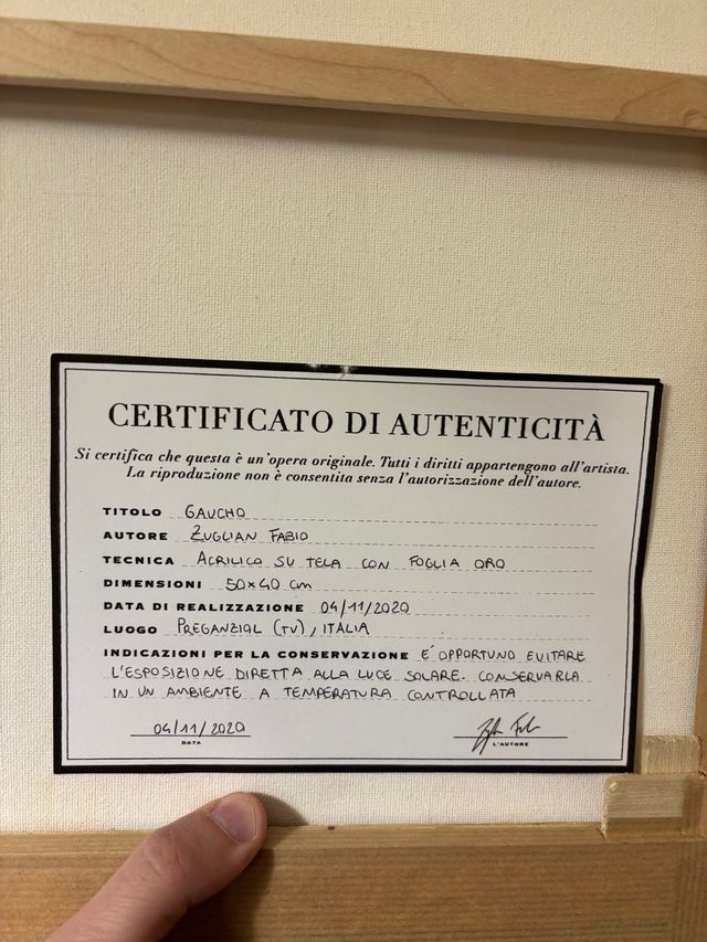 Pintura al óleo de Ronaldinho