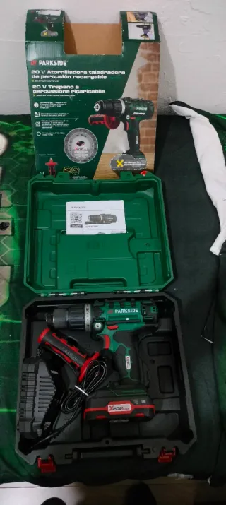 Taladro Percutor Parkside 20V Nuevo