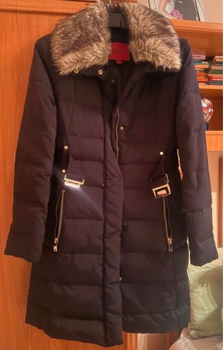 Plumífero negro Mango. Talla XS.