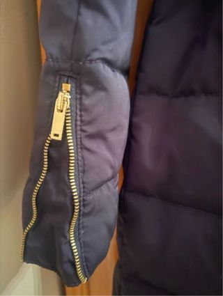 Plumífero negro Mango. Talla XS.