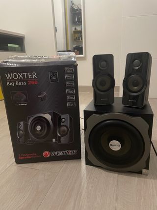 Altavoces 2.1 Woxter Big Bass 260 con subwoofer 6.