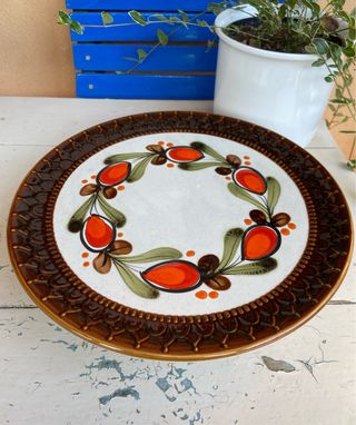 Piatto tortiera alzata vintage West Germany