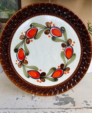 Piatto tortiera alzata vintage West Germany