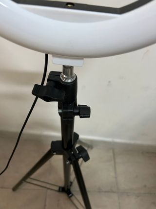 Lampada LED per fotografia con treppiede