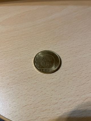 Moneta 200 Lire 1998