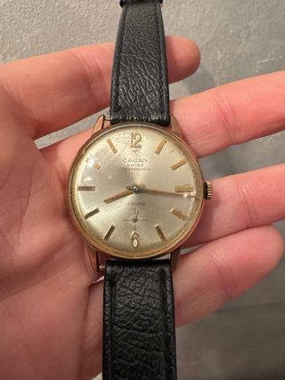 Reloj Cauny Swiss Centenario 17 Rubis