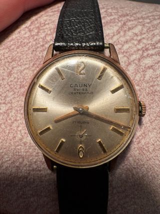 Reloj Cauny Swiss Centenario 17 Rubis
