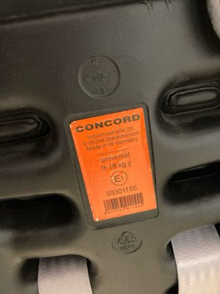 Silla coche Concord Grupo 2