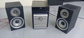 Equipo de Sonido JVC Negro/Plata
