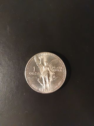 Onza de Plata Libertad 1986