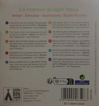 Caja de música/joyero infantil con figuras