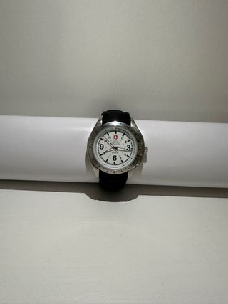 Reloj Militar Suizo Cuarzo Taquímetro Nuevo