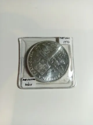 Moneda 1000 Escudos Portugal Expo 98