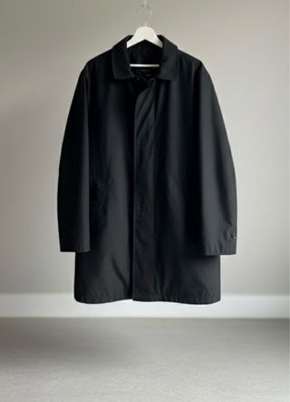 Gabardina Negra Hombre