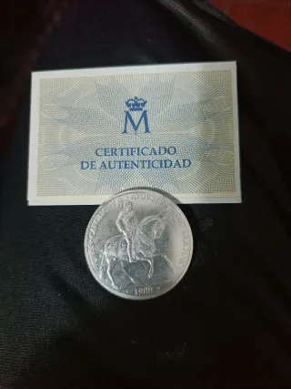 Moneda 5 ECU 1989 Fábrica Nacional de Moneda y Tim