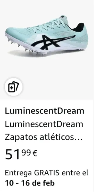 Zapatillas Clavos talla 36