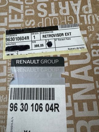 Espejo Retrovisor Renault Austral
