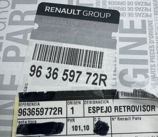 Espejo Retrovisor Renault Austral