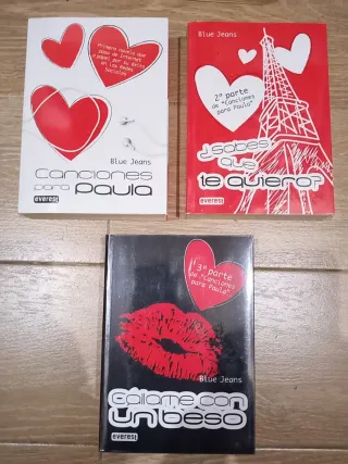 3 libros de blue jeans