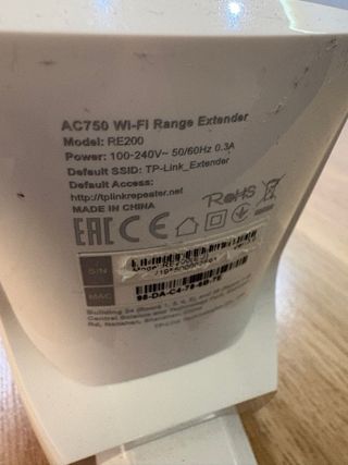 Repetidor WiFi TP-Link 5G/2.4G Modelo RE200