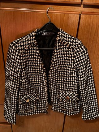 Giacca Zara donna pied de poule