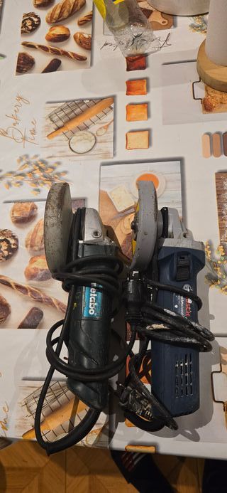 Amoladora Bosch y Metabo