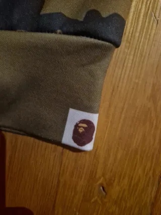 Sudadera BAPE Camuflaje Verde Y2K Streetwear