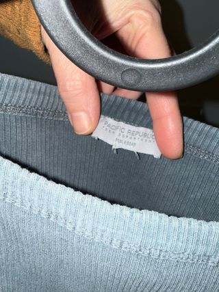 Camiseta tirantes Pull and Bear gris Talla S