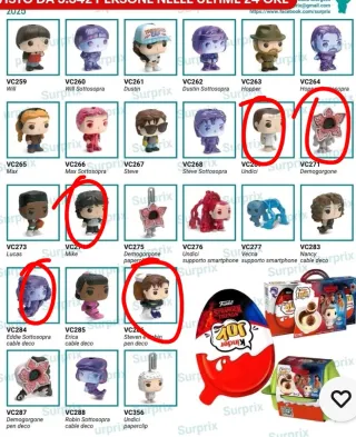 Kinder Joy Stranger Things Funko Pop