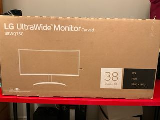 Monitor LG UltraWide Curvo 38WQ75C-W