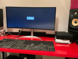Monitor LG UltraWide Curvo 38WQ75C-W
