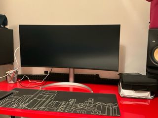Monitor LG UltraWide Curvo 38WQ75C-W