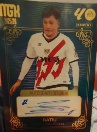 Carta Ratiu Autógrafo Original Panini